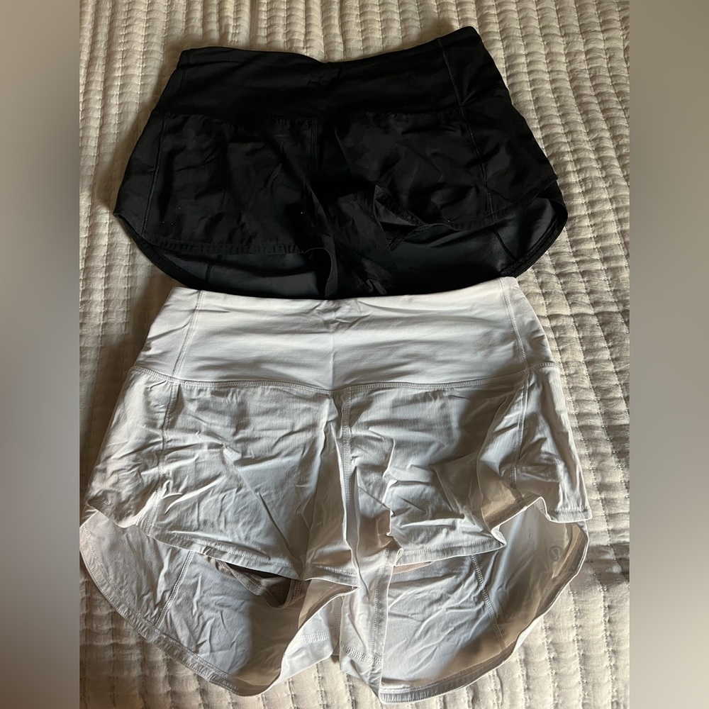 High rise lululemon shorts